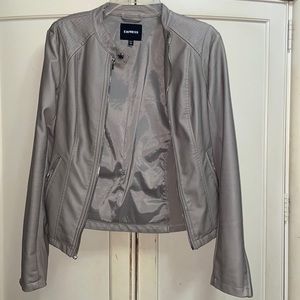 Express faux leather jacket S